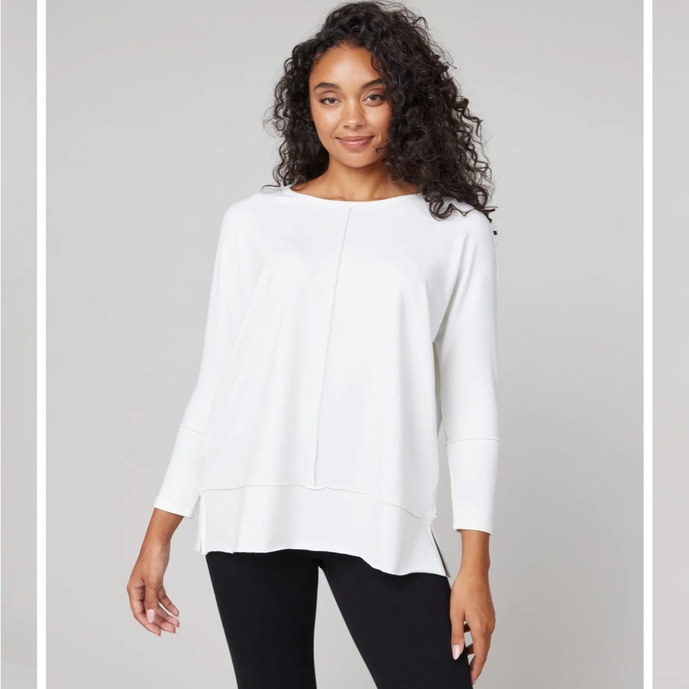 NWT Spanx Perfect Length Dolman Sweatshirt